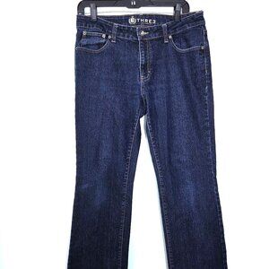 Thre3 Clothing Co. Dark Wash Straight Leg Jeans Size 10
